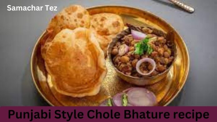 Punjabi Style Chole Bhature
